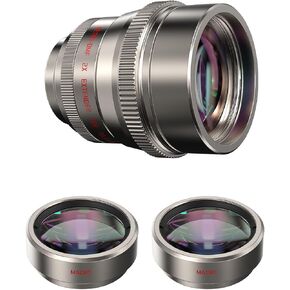 Fotorgear T‑Mount 2X Telephoto Lens + Macro Lens for iPhone 15/16/17 Pro Max & Samsung S24/S25 Ultra, High Clarity Phone Lens for Concert, Music Festival, Travel & Sports in Saudi Arabia