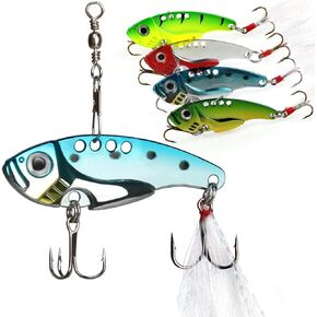 Sougayilang Spinner Spoon Blade Swimbait Freshwater Saltwater Fishing Tackle Lures and Baits-4pcs in Saudi Arabia