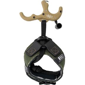 B3 Archery Exit Hunter Archery Compound Bow Hunting Equipment 3-Finger Stainless Steel Easy Attach Lock-and-Load Release Aid with Wrist Strap in Saudi Arabia