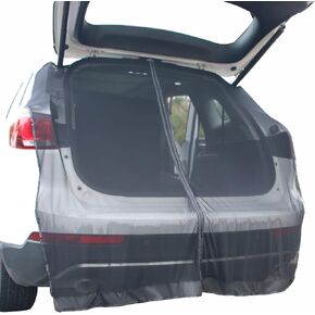Car Camping Tailgate Mesh Screen for SUV, Mini Van, SUV Camping Essentials | Tailgate Essentials Ventilation and Mosquito Prevention Mosquito Net Easy Installation Camping Essentials Car Accessories in Saudi Arabia