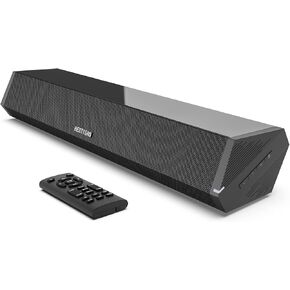 Bestisan Sound Bars for TV, 16'/50W Small Soundbar for TV, Sound Bar with Depths Sound Enhanced/DSP/Bass+/3EQ, Surround Sound Speakers for TV Works with HDMI ARC/CEC,Optical/BT/PC … in Saudi Arabia