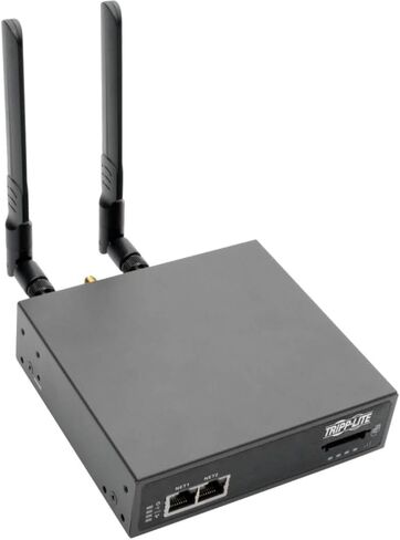 Tripp Lite 4-Port Console Server w/ 4G LTE Cellular Gateway, Dual Gbe NIC 4Gb Flash & Dual SIM (B093-004-2E4U-V), black in Kuwait