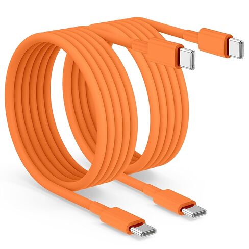 2pack 10ft USB C to C Cable, 60W Type C to Type C Fast Charging Cord for iPhone 17 16 15 Pro, Pro Max, Plus, iPad Pro, MacBook Air 13 inch, iPad Pro, Air, for Samsung Galaxy S25 and More in Saudi Arabia