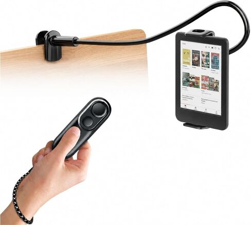 Bluetooth Remote Page Turner with Adjustable Stand for Kobo eReaders in Saudi Arabia