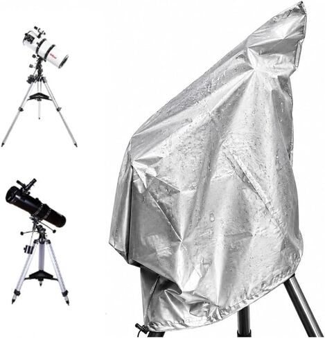 Telescope Cover for ZWO Seestar S30 Pro 2025–2026,Oxford Cloth Protective Adjustable Drawstring for Outside or Indoor Use,Silver in Saudi Arabia