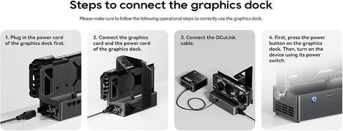 AOOSTAR AG01 External GPU Docking Station, Supports Mainstream NVIDIA and AMD Graphics Cards, Built-in 800W Power Supply, Oculink Expansion Graphics in Saudi Arabia