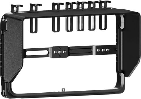 YOLOLIV YoloBox Ultra Cage, Aluminum Rig with Quick-Release Sun Hood | 1/4" Mounts,Precision CNC machining,Multiple Expansion Mounts, Lightweight,Compatible For YoloBox Ultra,Suit for Outdoor in Saudi Arabia