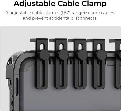 YOLOLIV YoloBox Ultra Cage, Aluminum Rig with Quick-Release Sun Hood | 1/4" Mounts,Precision CNC machining,Multiple Expansion Mounts, Lightweight,Compatible For YoloBox Ultra,Suit for Outdoor in Saudi Arabia