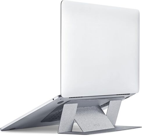 MOFT Invisible Laptop Stand, Stick-On Portable Laptop Riser for Mobile Work | Fit 11"-16" Laptops | Macbook&PC Stand | Dual-Angle | Ergonomic | Ultra-Thin & Foldable | MOVAS Leather | Mobile Work&Travel in Saudi Arabia