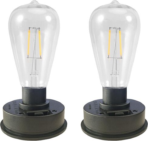 Solar Lantern Replacement Bulb, Top Solar Light Replacement with Larger Solar Panel, Durable LED Bulb for Outdoor Garden Lantern in Kuwait