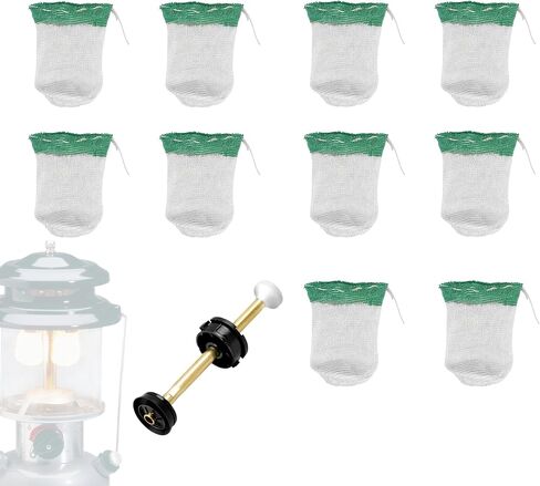 Lantern Pump Repair Kit for Coleman Outdoor Camping Accessories | with 10 Pcs Propane Lantern Mantles #21 Replacement in Saudi Arabia