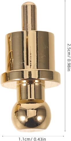 Toyvian 4pcs Audio Plug Cover Gold Plated Metal Dust Caps for Interfaces | Reusable Input Protectors, Signal Support, Contact Failure Reduction, Dust Shielding for Audio Connectors in Saudi Arabia