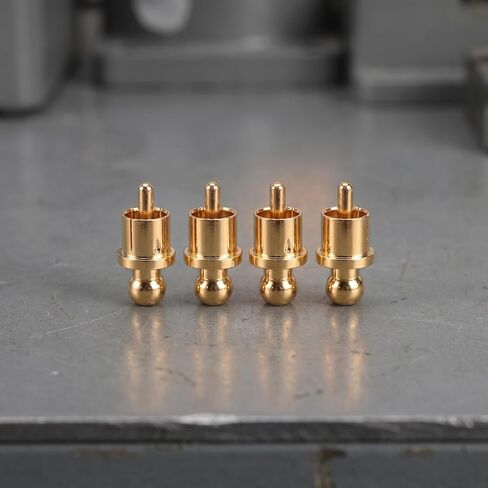 Toyvian 4pcs Audio Plug Cover Gold Plated Metal Dust Caps for Interfaces | Reusable Input Protectors, Signal Support, Contact Failure Reduction, Dust Shielding for Audio Connectors in Saudi Arabia