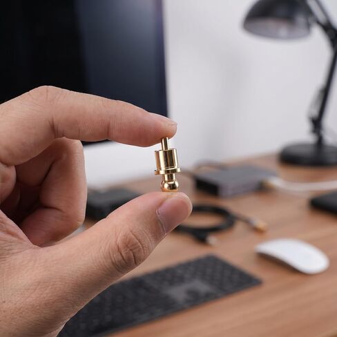 Toyvian 4pcs Audio Plug Cover Gold Plated Metal Dust Caps for Interfaces | Reusable Input Protectors, Signal Support, Contact Failure Reduction, Dust Shielding for Audio Connectors in Saudi Arabia