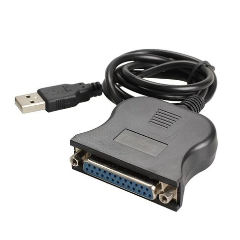 80 سنتيمتر USB 2.0 إلى DB25 25Pin أنثى ميناء طباعة محول واجهة متوازية الاتصالات محول كابل للطابعة طابعة كابل محول عالية السرعة in Kuwait