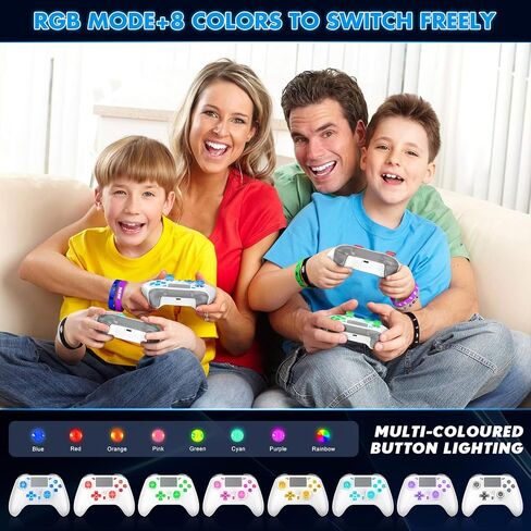 Wireless for PS5 Controller, Compatible with PS5/PS4/PC/iOS/Switch, 1000mAh Battery, Adjustable Turbo, Dual Shock Vibration, 6-Axis Motion Sensor, 3.5mm Headphone Jack for PlayStation 5 Controller in Saudi Arabia
