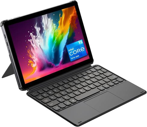 CHUWI 2 in 1 Laptop Tablet, 8GB RAM 256GB SSD, Intel Core i3 (3.9GHz) | Hi10 X2 Tablet with Magnetic Keyboard, 10.1'' HD Touchscreen Display, 5MP Camera, WiFi6, BT 5.3 in Saudi Arabia
