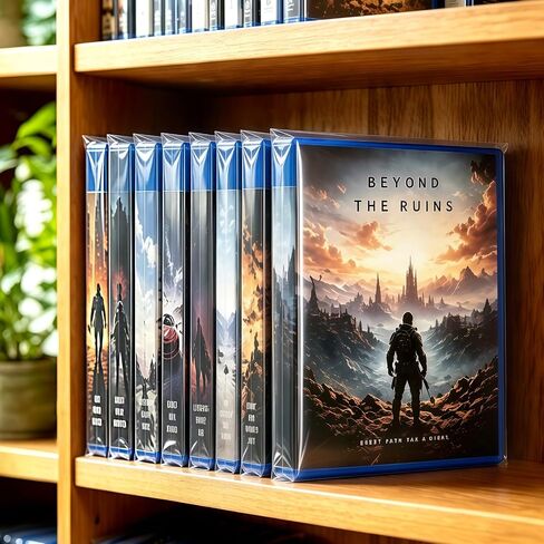 Blu Ray Video Sleeves, Video Game Protect Sleeves for PS4/PS5 DVD and Blu Ray Case Storage Bags, Media Protector Bags - 50 Pack in Saudi Arabia
