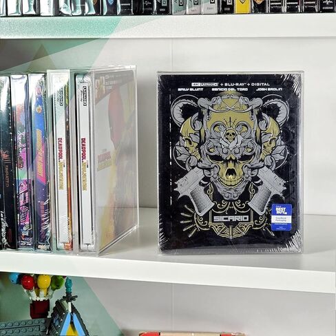 MALKO Steelbook with Plastic Slipcover Protector Case - 20 Pack | Clear protective sleeves in Saudi Arabia