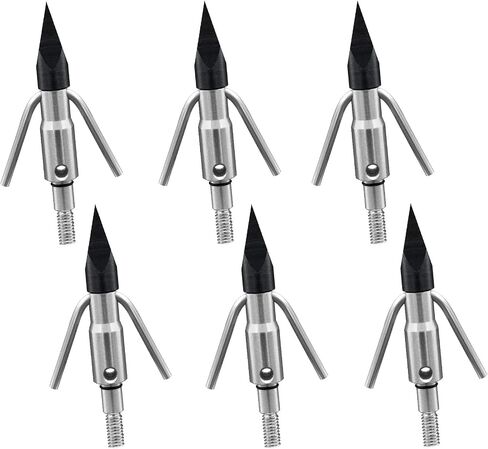 6/12 Pack Bowfishing Broadhead Bow Fishing Tips 225 Grain for Compound Bow, Crossbow and Recurve Bow in Saudi Arabia