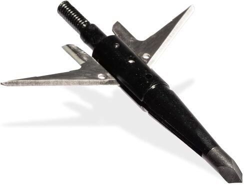 Swhacker #282 Hank Parker Series Mechanical Broadheads, 125 Grain, 2.25" Cut, 2-Blade Expandable Broadhead, Archery Hunting Broadheads, 3 Pack in Saudi Arabia