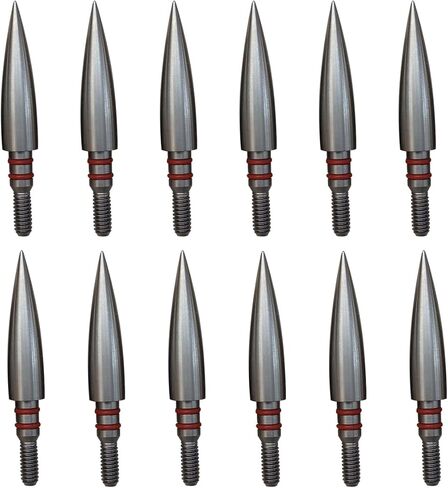 100/125/150/200 Grains Archery Field Points Practice Field Tips, Stainless Steel Archery Target Practice Hunting Arrow Tip for Recurve, Compound Bow Crossbow, Screw in Broadheads in Saudi Arabia