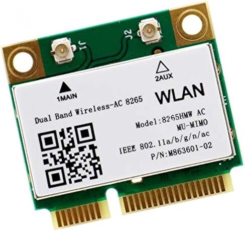 WiFi 6 Adapter for Intel AX201 | Dual Band Up to 2.4 Gbps | CNVio2 M.2 | Bluetooth 5.2 Support | Requires Intel 10th Gen and Above CPUs, Windows 10 & 11, Linux | AX201NGW in Saudi Arabia