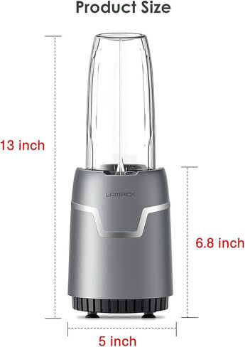 Smoothie Blender, 1100W Personal Blender for Shakes and Smoothies, Blenders and Grinder Combo for Kitchen with 2 * 22 Oz To-Go Cup and Lid for Protein Shake, Baby Food, Frozen Drink in Saudi Arabia