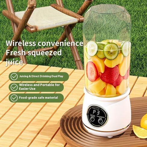 Cordless Personal Size Portable Blender, 20oz Personal Blender Smoothies and Shakes, BPA Free Traveling Juice Cup with Powerful Blending Rechargeable, Freshly Squeezed in Sports/Travel/Home in Saudi Arabia