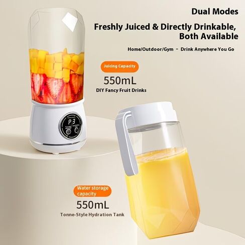 Cordless Personal Size Portable Blender, 20oz Personal Blender Smoothies and Shakes, BPA Free Traveling Juice Cup with Powerful Blending Rechargeable, Freshly Squeezed in Sports/Travel/Home in Saudi Arabia