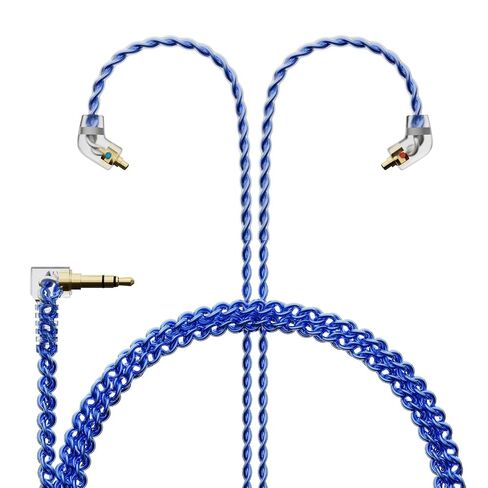 BASN IEM Earphone Cable,1.5m Wired Detachable MMCX Connector in Ear Monitor Cable for BASN Bsinger, Bmaster, MMCX Series (SC100-MMCX-White) in Saudi Arabia