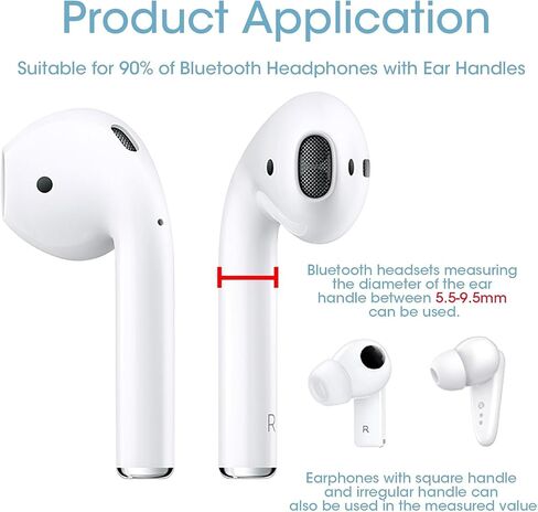 4 Pack Ultra Strong Magnetic Anti-Lost Straps for AirPods, Silicone Neck Straps Compatible with AirPods 1 2 3 4 & for AirPods Pro 1 2 3, Secure Sports Lanyard, Lightweight Flexible Design in Saudi Arabia