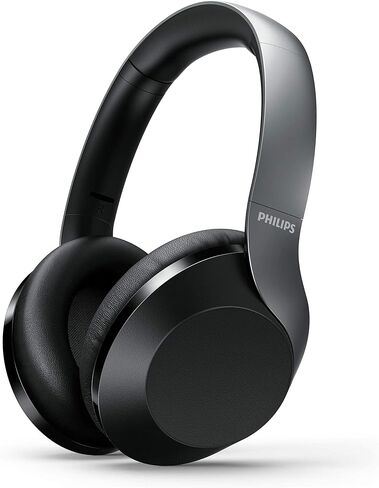 Philips Wireless Headphones Noise Cancelling, Stereo Over Ear Wireless Headphones with Removable Mic, Bluetooth Headset with Microphone, Lightweight and Touch Control, 55 Hours Playtime in Saudi Arabia