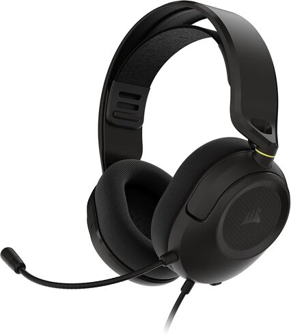 Corsair HS35 v3 Wired Gaming Headset with Mic – Carbon | PC/PS5/PS4/Switch/Xbox/Mac, Lightweight Comfort, 3.5mm in Kuwait