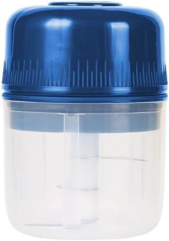 350ML Electric Garlic Chopper, Mini Portable Veggie Chopper, Onion Grinder, Blender to Vegetable, 6 bladesdes, for Ginger, Chili, Fruit, etc.10s can automatic and evenly chop/mince/blend in Kuwait