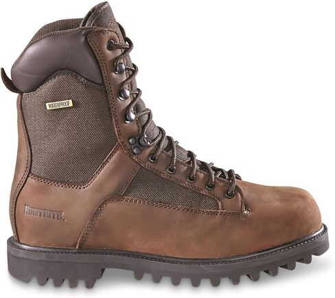 HUNTRITE Men's Insulated Waterproof Hunting Boots, 1200-gram, Brown Brown 10.5D (Medium) in Kuwait