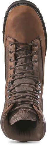 HUNTRITE Men's Insulated Waterproof Hunting Boots, 1200-gram, Brown Brown 10.5D (Medium) in Kuwait