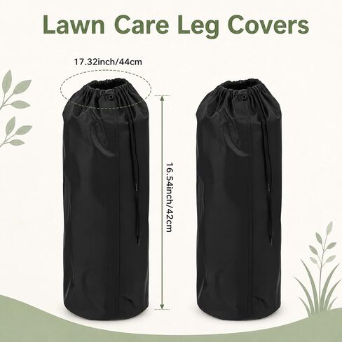 2PCS Lawn Care Leg Gaiters Breathable Leg Guards Protectors | Lightweight Waterproof Adjustable Garden Trimming Leg Chaps for Men and Women Landscaping Farm Working Outdoor Hunting Hiking in Saudi Arabia