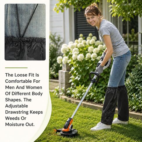 2PCS Lawn Care Leg Gaiters Breathable Leg Guards Protectors | Lightweight Waterproof Adjustable Garden Trimming Leg Chaps for Men and Women Landscaping Farm Working Outdoor Hunting Hiking in Saudi Arabia