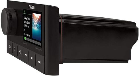 فيوجن MS-RA210 Marine AM/FM/BT/NEMA2000/Sirius XM جاهز ستيريو مع زوجين من الأصوات الرطبة Recon 6-S RGB عالية الإخراج 6.5 بوصة RGB إضاءة مكبرات صوت بحرية محورية، شواية فضية in Kuwait