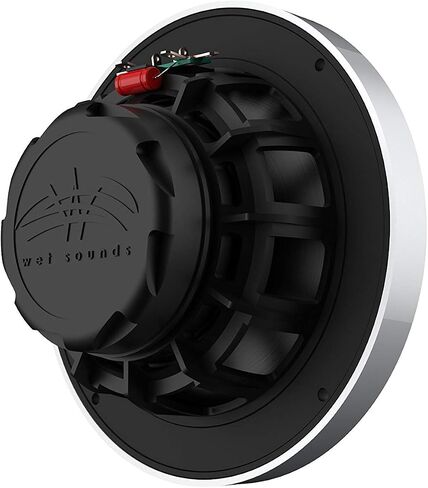 فيوجن MS-RA210 Marine AM/FM/BT/NEMA2000/Sirius XM جاهز ستيريو مع زوجين من الأصوات الرطبة Recon 6-S RGB عالية الإخراج 6.5 بوصة RGB إضاءة مكبرات صوت بحرية محورية، شواية فضية in Kuwait