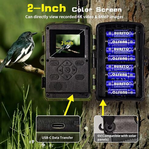 Cellular Trail Camera 4G LTE – Free Photo Transfer to App (No Subscription)，1296P HD Video, 60MP, Low-Glow IR Night Vision, Fast Trigger, Long Battery Life, 32GB SD – for Wildlife & Property Security | Free Photo Transfer to App( No Subscription) 1296P HD in Saudi Arabia