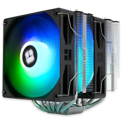 Peerless Assassin 120 SE V2 CPU Cooler, Dual Tower, 1850RPM | 6 Heat Pipes, Dual 120mm PWM Fans, AMD AM4/AM5 and Intel LGA1851/1700 Support in Saudi Arabia