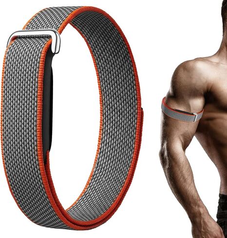 Elastic Nylon Sport Bicep Bands Compatible with Google Fitbit Air Band | Breathable Arm/Ankle/Wrist Straps for Fitbit Air Fitness Tracker, Adjustable Replacement Fitbit Air Bicep Band for Women Men in Saudi Arabia
