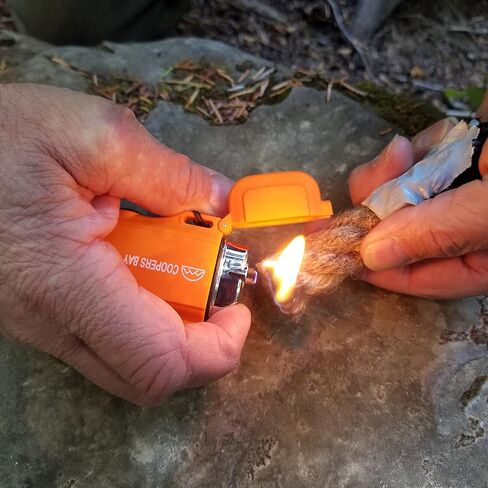 FireRope Tinder - The Ultimate Weatherproof Emergency Firestarting Material - Hiking Accessories for Camping, Backpacking and Survival (3) in Saudi Arabia