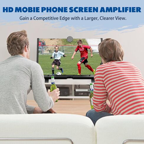 20" Screen Magnifier for Smartphone,3D HD Mobile Phone Magnifying Projector Screen Enlarger Expanders for Videos and Gaming–Foldable Phone Holder with Screen Amplifier,Gifts for Mom Dad &Family in Saudi Arabia