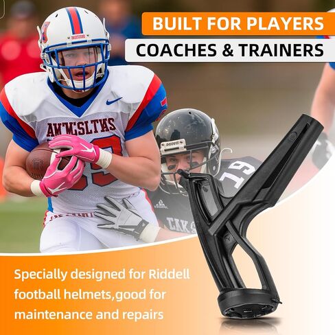 Football Helmet Quick Release Facemask Kit for Riddell SpeedFlex & Speed Helmet Helmet Repair Kit with 2 PCS Chinstrap Thumb Screws & 5 PCS Bladder Valve Screws,Repair Fits Youth & Adult Helmets in Saudi Arabia