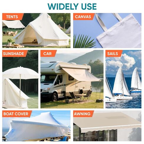 RV Awning Repair Tape, Tent Repair Patch, Tear Repair Kit for Tarps, Boat Cover Repair, Tents, Sailboats, Waterproof, Clear, 1 Roll 3 in. x 60 in. in Saudi Arabia