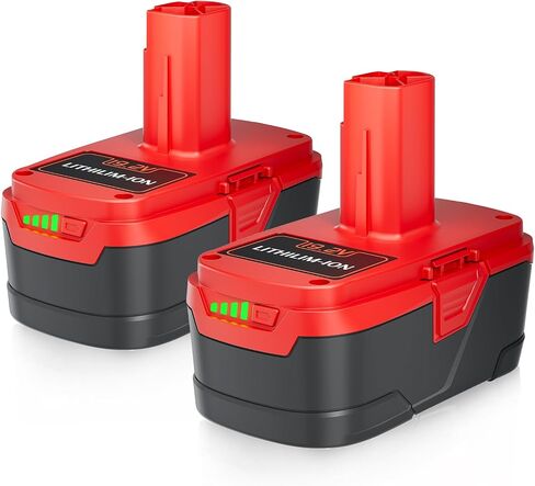 2Pack 8.0Ah 19.2 Volt Replacement for Craftsman 19.2V Battery Compatible with Craftsman C3 DieHard Battery 315.115410 315.11485 130279005 1323903 120235021 11375 11376 Cordless Power Tools in Saudi Arabia