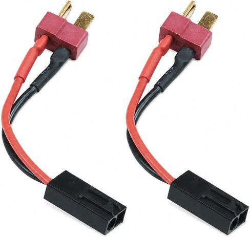 محول بطارية لانسر التكتيكي من تاميا صغير إلى موصل دين قياسي 16AWG لبطارية RC Airsoft Nimh/Lipo - عبوتان in Kuwait